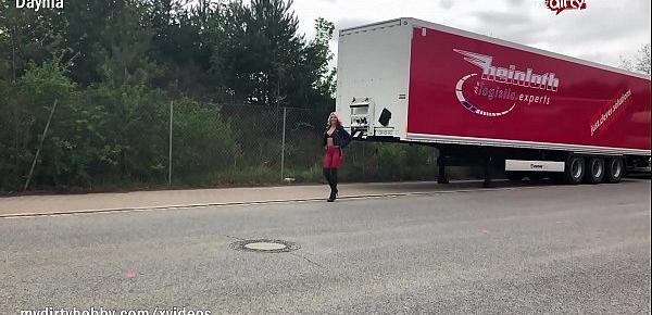  MyDirtyHobby - Kinky blonde with big tits doing anal with a truck driver